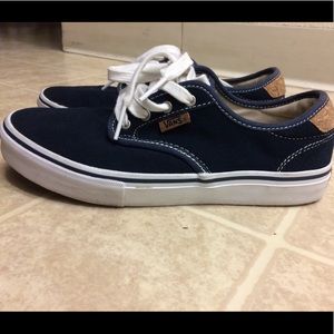 🌻Classic Navy Blue Suede Vans Platform 5.5 / 7